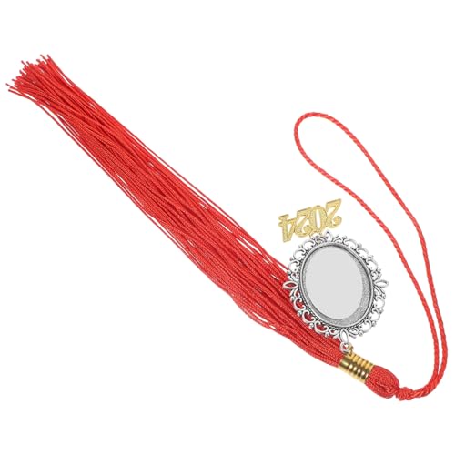Yardenfun Graduation Cap Tassel Charm Abschlusskappen Quaste Anhänger Polyester Zinklegierung Fade-resistent Farbige Abschlussdeko für Schulfeier von Yardenfun