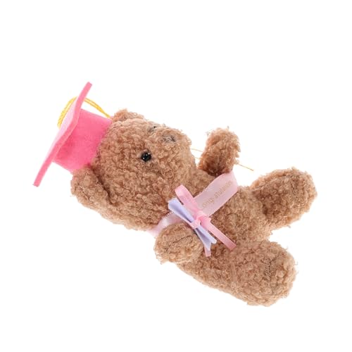 Yardenfun Graduationsbär Plüschspielzeug mit Doktorhut Abschlussgeschenk Kuscheltier Teddybär Geschenkidee für Abi Jungen und Schulabschluss Dekoration von Yardenfun