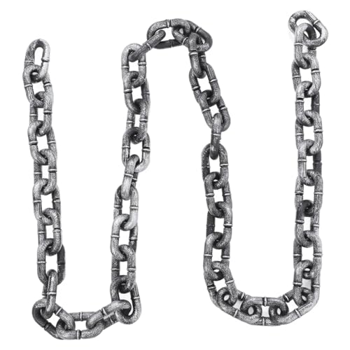 Yardenfun Halloween Dekorative Kunststoffkette Realistische Simulation Robuste Party Absperrkette für und Kostümzubehör von Yardenfun
