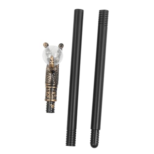 Yardenfun Halloween Gehstock Kunststoff Königszepter Langlebig als Cosplay Requisite für Erwachsene und Dekoratives Kostüm Zubehör für Halloween Party und Kreative Fotografie von Yardenfun