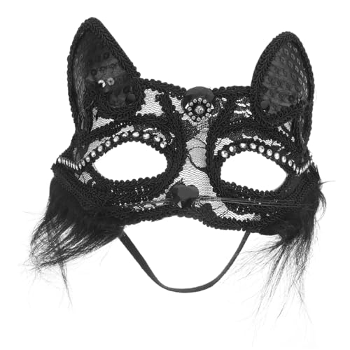 Yardenfun Halloween Katzenmaske Komfortabel Atmungsaktiv Cosplay Karneval Maskenball Party Requisit Schwarze Venezianische Stil Yardenfun Halloween Katzenmaske Komfortabel Atmungsaktiv Cosplay Karneval Maskenball Party Requisit Schwarze Venezianische Stil von Yardenfun