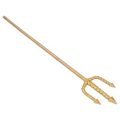 Yardenfun Halloween Teufel Prop Spiralförmig Teiliger Goldener Stab Verkleidung Zubehör für Karneval Cosplay Bühnenauftritte und Themenpartys von Yardenfun