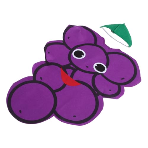 Yardenfun Halloween Trauben Kostüm für Umweltfreundliches DIY Frucht Verkleidung mit Hut Bequemes Bühnenoutfit für Karneval Maskerade und Festspiele Geeignet für Mädchen und Jungen Yardenfun Halloween Trauben Kostüm für Umweltfreundliches DIY Frucht Verkleidung mit Hut Bequemes Bühnenoutfit für Karneval Maskerade und Festspiele Geeignet für Mädchen und Jungen von Yardenfun