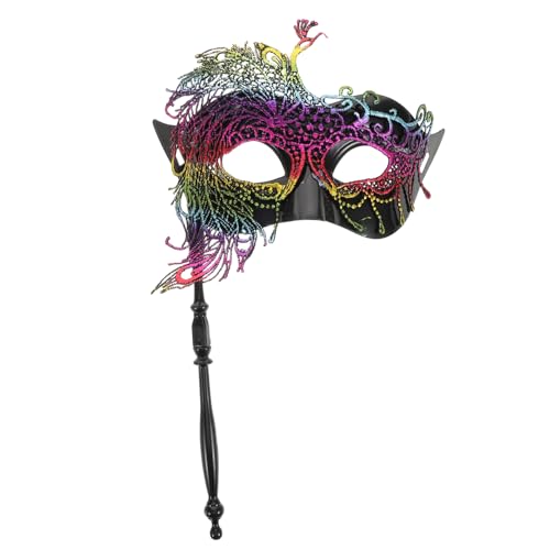 Yardenfun Handgehaltene Venezianische Spitzenmaske für Damen Atmungsaktiv Leicht für Karneval Maskenball Halloween Optimale Augendeckung für Interaktive Partys Yardenfun Handgehaltene Venezianische Spitzenmaske für Damen Atmungsaktiv Leicht für Karneval Maskenball Halloween Optimale Augendeckung für Interaktive Partys von Yardenfun