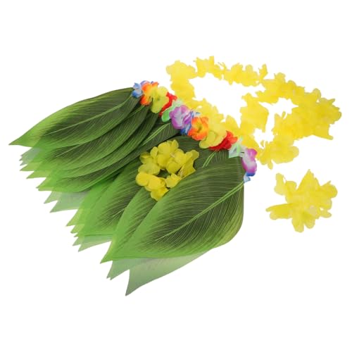 Yardenfun Hawaiian Luau Outfit mit Verstellbarem Leichtem Grasrock und Blumenkranz Atmungsaktives Hawaii Kostüm für Tropische Strandpartys Damen Erwachsenengröße Vielseitig für Mottopartys Yardenfun Hawaiian Luau Outfit mit Verstellbarem Leichtem Grasrock und Blumenkranz Atmungsaktives Hawaii Kostüm für Tropische Strandpartys Damen Erwachsenengröße Vielseitig für Mottopartys von Yardenfun