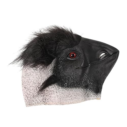 Yardenfun Lustige Straußenmaske für Erwachsene Halloween-Party Straußen-Langhaar gruselige Kostüme Yardenfun Lustige Straußenmaske für Erwachsene Halloween-Party Straußen-Langhaar gruselige Kostüme von Yardenfun