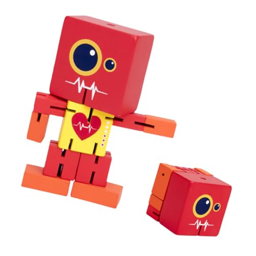 Yardenfun Holzspielzeug Roboter Blockspielzeug für Lustiges Kreatives und Lehrreiches Puzzle für Hand Augen Koordination und Soziale Fähigkeiten Holzmaterial Glatt und Sicher der Anwendung Yardenfun Holzspielzeug Roboter Blockspielzeug für Lustiges Kreatives und Lehrreiches Puzzle für Hand Augen Koordination und Soziale Fähigkeiten Holzmaterial Glatt und Sicher der Anwendung von Yardenfun
