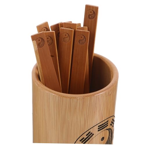 Yardenfun I Ching Divinationsset Sticks für Präzise Vorhersagen Feng Shui Lernwerkzeug Chinesisches Kulturobjekt mit Stäben und Behälter Yardenfun I Ching Divinationsset Sticks für Präzise Vorhersagen Feng Shui Lernwerkzeug Chinesisches Kulturobjekt mit Stäben und Behälter von Yardenfun