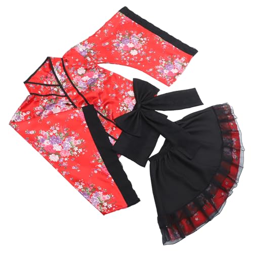 Yardenfun Cosplay Kimono Damen Japanisches Dienstmädchenkleid Bequemes Material Rot Größe M Yardenfun Cosplay Kimono Damen Japanisches Dienstmädchenkleid Bequemes Material Rot Größe M von Yardenfun