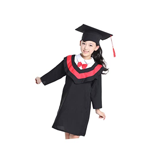 Yardenfun Junggesellenabschiedskleidung für Kleider Abschlusskleid Kind Abschlussrobe Kindergarten Grad Vorschulabschluss Abschlusskleid und Hut für Yardenfun Junggesellenabschiedskleidung für Kleider Abschlusskleid Kind Abschlussrobe Kindergarten Grad Vorschulabschluss Abschlusskleid und Hut für von Yardenfun