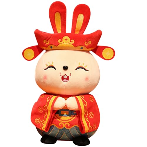 Yardenfun Kuscheliger Plüschhase Adorables Stofftier für Chinesische Neujahr Süßes Maskottchen für Feste für Familie Dekoratives für Kinderzimmer Yardenfun Kuscheliger Plüschhase Adorables Stofftier für Chinesische Neujahr Süßes Maskottchen für Feste für Familie Dekoratives für Kinderzimmer von Yardenfun