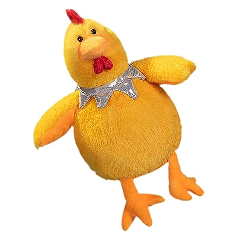 Yardenfun Kuscheltiere Huhn Plüschtier Süße Weiche Henne für Perfektes für Bett Sofa und Buchregal Bringt Gemütlichkeit Zuhause Zufällige Farbe von Yardenfun