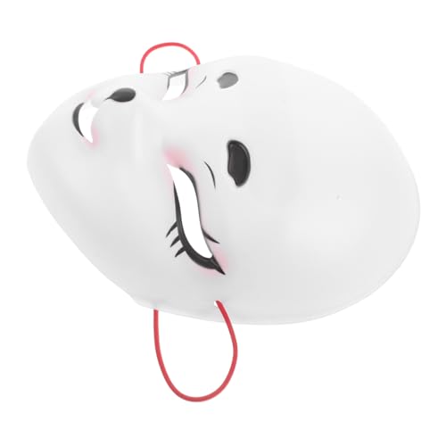 Yardenfun Leichte Bemalbare Plastikmaske für Mädchen Vollständige Gesichtsbedeckung Süßes Design DIY Karnevalsmaske Masquerade Ball Maske für Party Festival und Verkleidung von Yardenfun