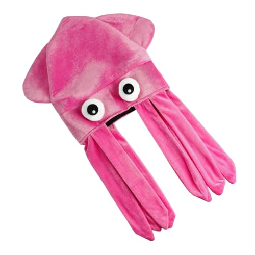 Yardenfun Lustige Octopus Mütze Halloween Party Cap aus Weichem für Erwachsene und Einzigartiges Kostüm Accessoire für Bühnenauftritte und Fotorequisiten bei Festen von Yardenfun