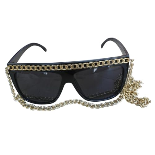Yardenfun Funny Gold Chain Partybrille Mit Strapazierfähigem Halter Für Halloween-fotos Und Kostümpartys Kreatives Accessoire Für Unvergessliche Feiern von Yardenfun