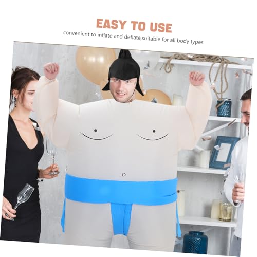 Yardenfun Lustiges Aufblasbares Ringer Kostüm für Erwachsene Leicht zu Aufblasen Unisex Party Outfit für Halloween Karneval und Geburtstagsfeiern Yardenfun Lustiges Aufblasbares Ringer Kostüm für Erwachsene Leicht zu Aufblasen Unisex Party Outfit für Halloween Karneval und Geburtstagsfeiern von Yardenfun