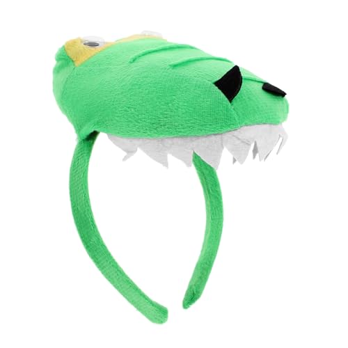Yardenfun Lustiges Dinosaurier Haarband aus Weichem Plüsch Bequemes Kostüm Accessoire für Halloween Partys und Alltag Niedliches Cartoon Stirnband für Erwachsene von Yardenfun