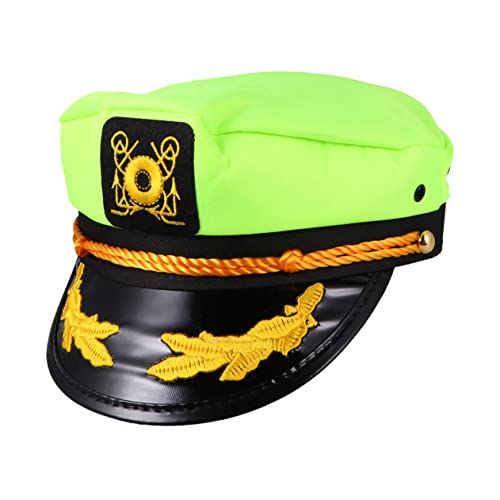 Yardenfun Map Sailor Hat für Partys Festivals Lustige Rollenspiel Kopfbedeckung Strapazierfähigem für Erwachsene Grün von Yardenfun