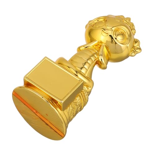 Yardenfun Neujahrstrophäe Silvester Dekoration neujahrsdeko Trophäe mit Schlange Schlangentrophäe Trophäenpokale für das Neue Jahr Chinesische Tierkreiszeichen-Schlangenstatue Harz Golden Yardenfun Neujahrstrophäe Silvester Dekoration neujahrsdeko Trophäe mit Schlange Schlangentrophäe Trophäenpokale für das Neue Jahr Chinesische Tierkreiszeichen-Schlangenstatue Harz Golden von Yardenfun