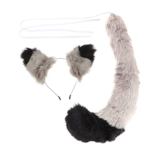Yardenfun Niedliches Tierkostüm Teilig mit Verstellbarem Fuchsohren Haarreif und Passendem Bequemes Party Accessoire für Geburtstag Cosplay und Festival von Yardenfun