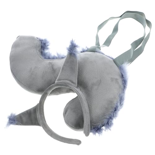 Yardenfun Plüsch Eichhörnchen Kostüm mit Verstellbarem Ohr Stirnband und Realistisches Tierkostüm für Party Cosplay Fotoshootings Geeignet für Erwachsene von Yardenfun