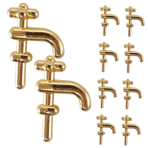 Yardenfun Puppenhaus Waschbecken Zubehör Feine Verarbeitung Realistisches Design Robustes Miniatur Accessoire für Bad und Küche von Yardenfun
