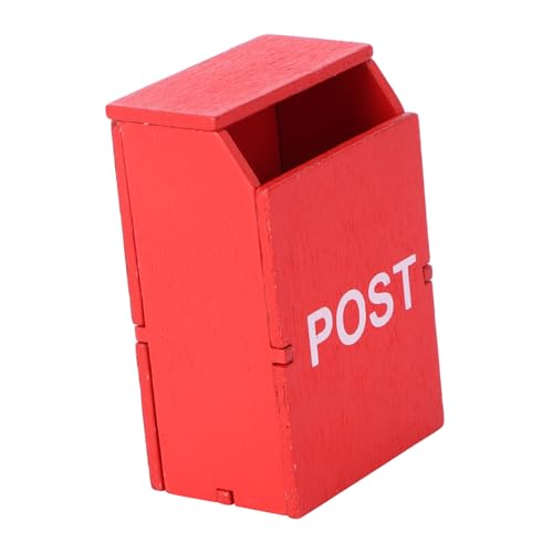 Yardenfun Puppenhaus Zubehör Dekorativer Mini Briefkasten Langlebige Miniatur Möbel Handgefertigt Geeignet für Puppenhaus und Mini Haus Dekoration von Yardenfun