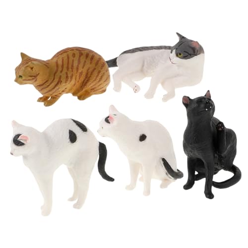 Yardenfun Interaktive Katze 5-teiliges Miniatur-katzenspielzeug Realistisches Katzenfiguren-Set Für Jungen Und Mädchen Pädagogisches Spielen Yardenfun Interaktive Katze 5-teiliges Miniatur-katzenspielzeug Realistisches Katzenfiguren-Set Für Jungen Und Mädchen Pädagogisches Spielen von Yardenfun
