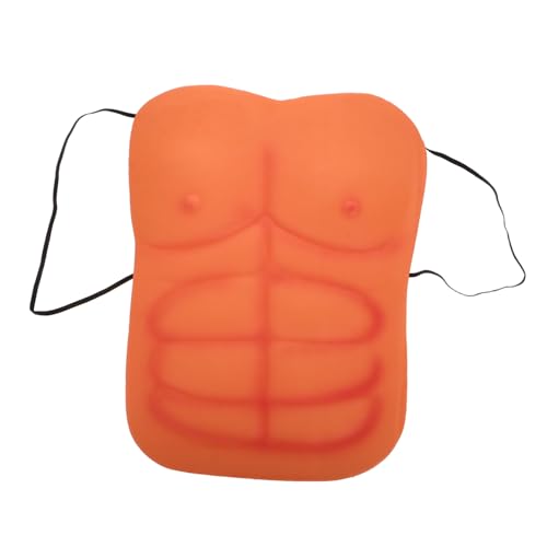 Yardenfun Realistisches EVA Muskelkostüm für Herren Verstellbar Lustiges Fake Muscle Cosplay Outfit für Halloween Karneval Bühnenperformance und Maskerade von Yardenfun