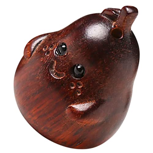 Yardenfun Retro Holz Birnen Anhänger aus Hochwertigem Holz Langlebig und Formstabil Kreatives DIY Schlüsselanhänger Accessoire Niedliche Birnen Statue Geschenkidee für Freundin von Yardenfun