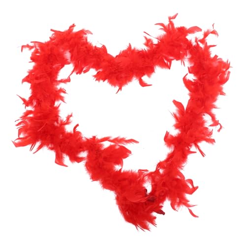 Yardenfun Roter Federboa für Damen Jahre Kostüm Accessoire Flauschige Masquerade Dekoration für Themenpartys und Bühnenauftritte Leicht und Angenehm zu Tragen Yardenfun Roter Federboa für Damen Jahre Kostüm Accessoire Flauschige Masquerade Dekoration für Themenpartys und Bühnenauftritte Leicht und Angenehm zu Tragen von Yardenfun