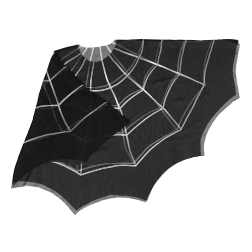 Yardenfun Spinnennetz-umhang Für Damen: Halloween-cosplay-kostüm, Spinnennetz-umhang Für Cosplay, Rave, Maskerade, Party, Verkleidung, Uniform, Oberteile, von Yardenfun