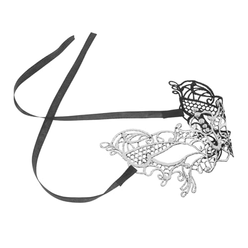 Yardenfun Spitzen Augenmaske Verstellbare Halterung Komfortabel für Maskerade Kostümparty Karneval und Ball Vielseitig als Schlafmaske Nutzbar Damen Halbes Gesicht Silber Spitze Yardenfun Spitzen Augenmaske Verstellbare Halterung Komfortabel für Maskerade Kostümparty Karneval und Ball Vielseitig als Schlafmaske Nutzbar Damen Halbes Gesicht Silber Spitze von Yardenfun