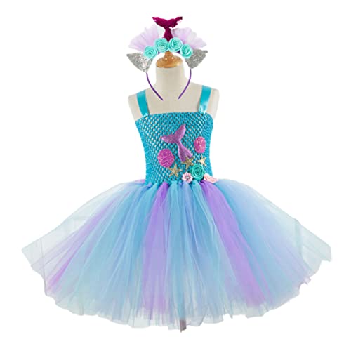 Yardenfun Süßes Mädchen Meerjungfrau Tutu Kleid Polyester Prinzessin Kostüm Für Geburtstagsparty Größe 2-3 Jahre 100cm Hd93430 Yardenfun Süßes Mädchen Meerjungfrau Tutu Kleid Polyester Prinzessin Kostüm Für Geburtstagsparty Größe 2-3 Jahre 100cm Hd93430 von Yardenfun