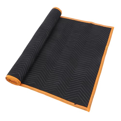 Yardenfun Umzugsdecke aus Vliesstoff Dicke Gepolsterte Möbeldecke Schützt Möbel während des Transports Leicht und Tragbar für und Versand Schwarz mit Orangefarbenen Kanten Yardenfun Umzugsdecke aus Vliesstoff Dicke Gepolsterte Möbeldecke Schützt Möbel während des Transports Leicht und Tragbar für und Versand Schwarz mit Orangefarbenen Kanten von Yardenfun