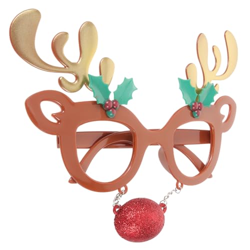 Yardenfun Weihnachtsbrille Lustige Partybrille für Erwachsene Kreative Dekorationsbrille mit Weihnachtsmotiven für Festivals Feiern Einzigartiges Fotorequisit Yardenfun Weihnachtsbrille Lustige Partybrille für Erwachsene Kreative Dekorationsbrille mit Weihnachtsmotiven für Festivals Feiern Einzigartiges Fotorequisit von Yardenfun