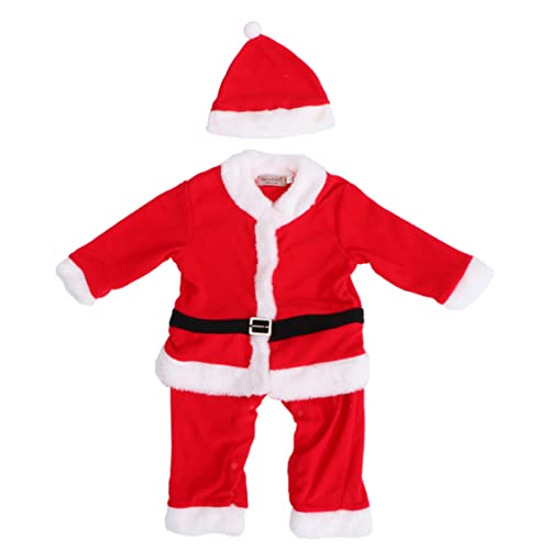 Yardenfun Weihnachtsmannanzug für Jungen Weihnachtsparty-Outfit 75 cm groß Kinder-Weihnachtsmannkostüme für Jungen Weihnachtsmannanzug Mütze und Kleidung Yardenfun Weihnachtsmannanzug für Jungen Weihnachtsparty-Outfit 75 cm groß Kinder-Weihnachtsmannkostüme für Jungen Weihnachtsmannanzug Mütze und Kleidung von Yardenfun