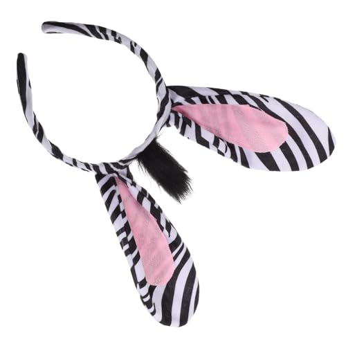 Yardenfun Zebra-ohren-stirnband für Erwachsene Bequemes Cosplay-haarreif mit Lustigen Tierohren für Karneval Fasching Party und Kostüm-accessoire Yardenfun Zebra-ohren-stirnband für Erwachsene Bequemes Cosplay-haarreif mit Lustigen Tierohren für Karneval Fasching Party und Kostüm-accessoire von Yardenfun