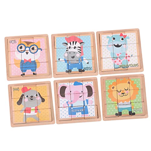 1 Satz Holzpuzzle für Pädagogisches Montessori Puzzle mit Fördert Kreativität und Problemlösungsfähigkeiten für Vorschulkinder und Kleinkinder 1 Satz Holzpuzzle für Pädagogisches Montessori Puzzle mit Fördert Kreativität und Problemlösungsfähigkeiten für Vorschulkinder und Kleinkinder von Yardwe