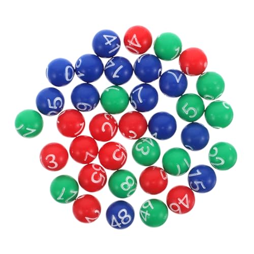 Yardwe 1 Ball der Lotteriemaschine Plastikbingokugeln Gewinnspielkugeln Bunte Bingokugeln Tombola Lotteriekugeln Bunte Pong-Bälle - Bingo-Spielball Yardwe 1 Ball der Lotteriemaschine Plastikbingokugeln Gewinnspielkugeln Bunte Bingokugeln Tombola Lotteriekugeln Bunte Pong-Bälle - Bingo-Spielball von Yardwe