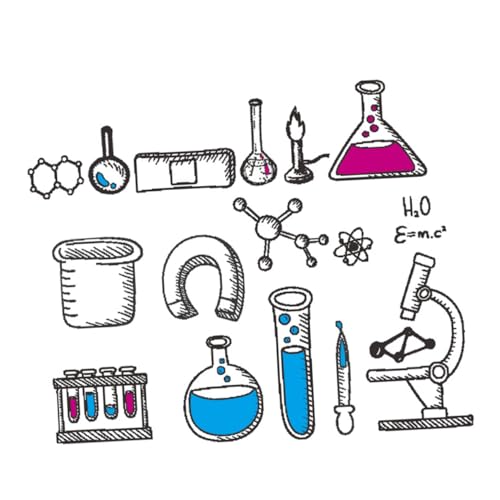 Yardwe 1 Blatt Laboraufkleber Chemie Aufkleber Für Das Klassenzimmer Für Physik Lehrreich Pädagogische Dekoraufkleber Laptop-wissenschaftsaufkleber Notizbuch Bausatz Flasche PVC Yardwe 1 Blatt Laboraufkleber Chemie Aufkleber Für Das Klassenzimmer Für Physik Lehrreich Pädagogische Dekoraufkleber Laptop-wissenschaftsaufkleber Notizbuch Bausatz Flasche PVC von Yardwe