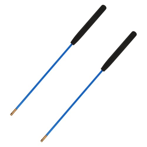 Yardwe 1 Paar Diabolo Handstick mit Antirutschgriff Lange Fiberglasstäbe für Präzises Jonglieren und Akrobatische Tricks Robuster und Leichter Diabolo Ersatzstick für Erwachsene und von Yardwe
