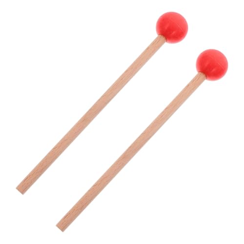 Yardwe 1 Paar Percussion Schlägel mit Gummikopf Holz Drum Mallets für Xylophon Marimba Klangstab Ergonomisches Design für Komfortablen Griff und Vielseitige Nutzung Yardwe 1 Paar Percussion Schlägel mit Gummikopf Holz Drum Mallets für Xylophon Marimba Klangstab Ergonomisches Design für Komfortablen Griff und Vielseitige Nutzung von Yardwe