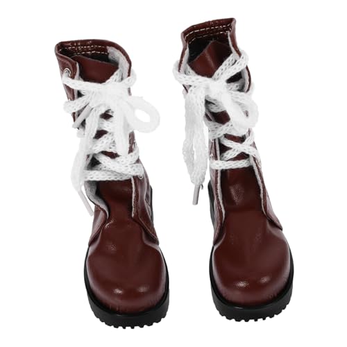 Yardwe 1 Paar Puppe Stiefel Simulation Schuhdekore dekorative Puppenschuhe Puppe verkleiden Sich Schuhe Mini-Schuhverzierungen Minischuhe Brown Yardwe 1 Paar Puppe Stiefel Simulation Schuhdekore dekorative Puppenschuhe Puppe verkleiden Sich Schuhe Mini-Schuhverzierungen Minischuhe Brown von Yardwe