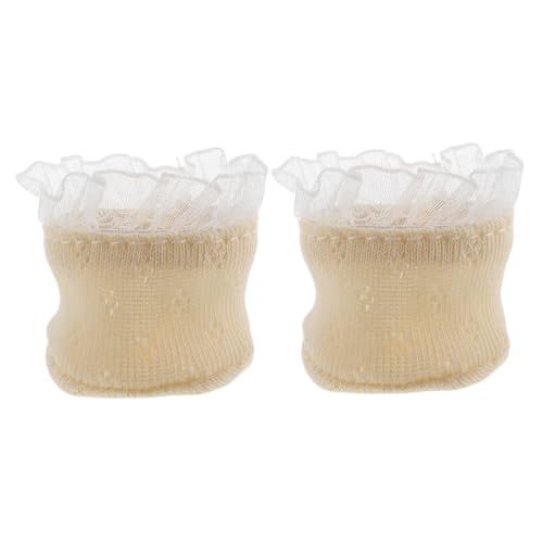 Yardwe 1 Paar Puppensocken Mit Spitzendetails Für Wiedergeborene Puppen Süße Und Dekorative Puppenzubehör Puppenkostüme Wiedergeborene Puppenmode -socken von Yardwe