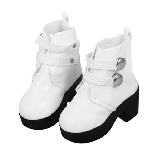 Yardwe 1 Paar Puppenstiefel Kleine Puppenschuhe Puppenkleid Miniatur-Schuhe Puppenabsätze Puppenhauszubehör Winzige Puppenschuhe Babyschuhe Für Mädchen Weiß Yardwe 1 Paar Puppenstiefel Kleine Puppenschuhe Puppenkleid Miniatur-Schuhe Puppenabsätze Puppenhauszubehör Winzige Puppenschuhe Babyschuhe Für Mädchen Weiß von Yardwe