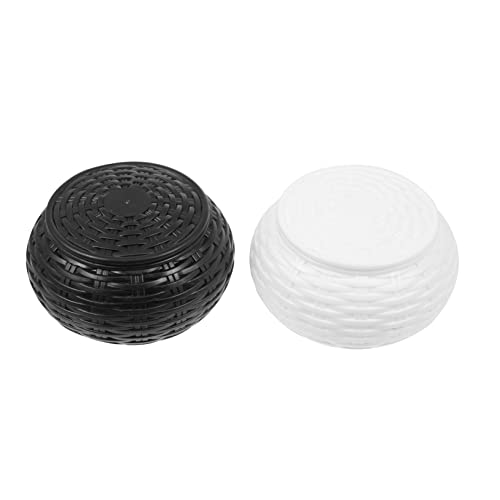 Yardwe 1 Paar Schach Spielstein Aufbewahrungsbox Kunststoff Woven Kasten für Schachfiguren Tragbar Elegant und Robust für Schachliebhaber und Spieleabende Yardwe 1 Paar Schach Spielstein Aufbewahrungsbox Kunststoff Woven Kasten für Schachfiguren Tragbar Elegant und Robust für Schachliebhaber und Spieleabende von Yardwe