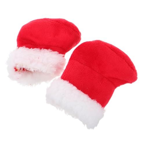 Yardwe 1 Paar Weihnachtsstiefel für Puppen Plüschige Realistische Schuhe für Puppenhaus Dekoration für Kreatives Spiel und Soziales Kindgerecht und Langlebig von Yardwe