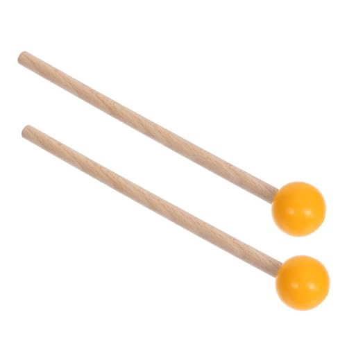 Yardwe 1 Paar Xylophon Mallets mit Gummikopf und Holzgriff Ergonomische Percussion Sticks für und Auftritte Geeignet für Marimba und Glockenspiel Yardwe 1 Paar Xylophon Mallets mit Gummikopf und Holzgriff Ergonomische Percussion Sticks für und Auftritte Geeignet für Marimba und Glockenspiel von Yardwe