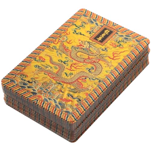 Yardwe 1 Packung Spielkarten mit Goldfolie Decks Partykartenspiel Poker Requisiten für Familienspiele Kartenrequisiten unterhaltsame Spielkarte Party-Spielkarte PVC Golden von Yardwe